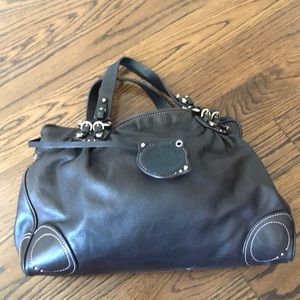Vintage Juicy Couture chocolate brown leather bag